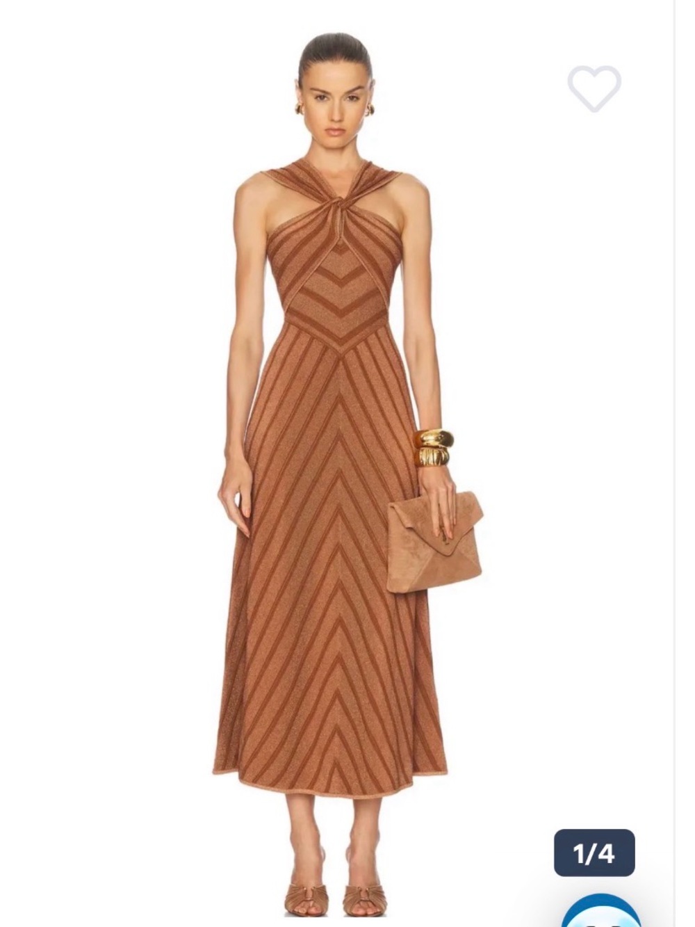Zimmerman Illuminate Halter Dress, Sz 8